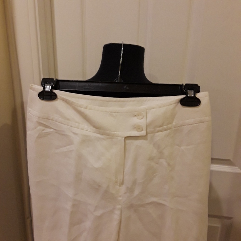 Ann Klein White Dress Pants - Picture 4 of 6